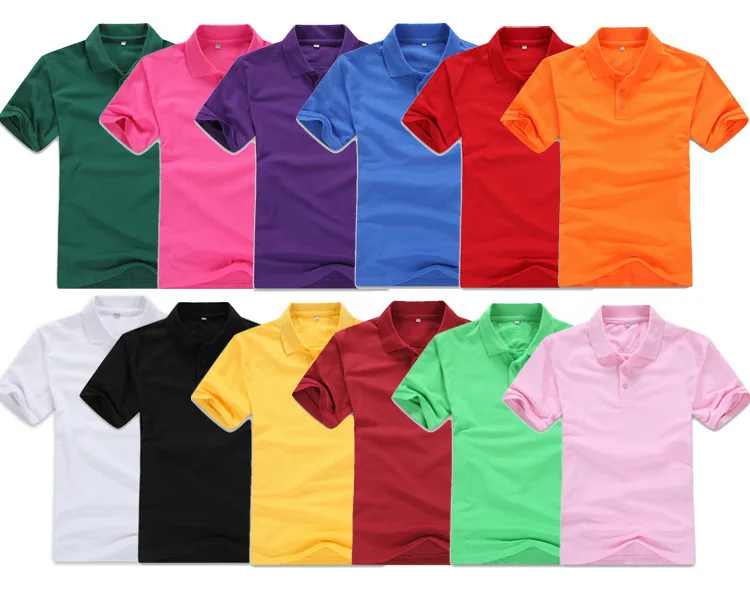 solid color polo shirts
