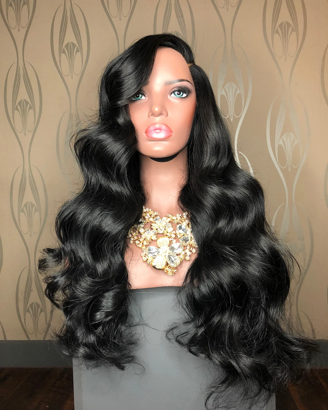 Luxury Quality Sex Women Hair 24 Inch Body Wave 150 180 Density Long