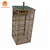4 ways gold small display table top metal earring stand
