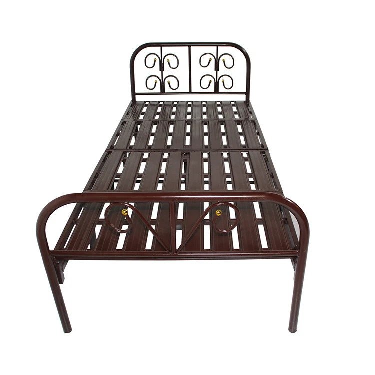 Hot Selling YuKai Folding Metal Bed Iron frame with easy using for Home Bedroom Furniture DB-913