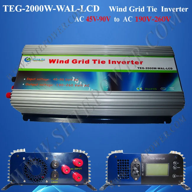 2kw Wind Generator Turbines Grid Tie Inverter 48v,Inverters For Wind