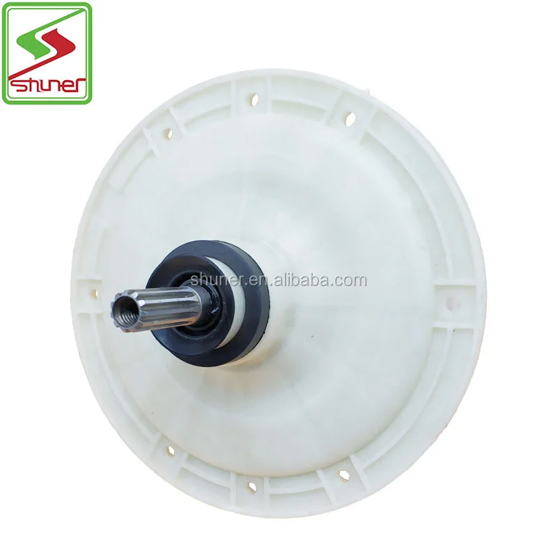 Professional Manufacture Gearbox For Sharp Washing Machine Parts 10 Splines Shaft With Turnup