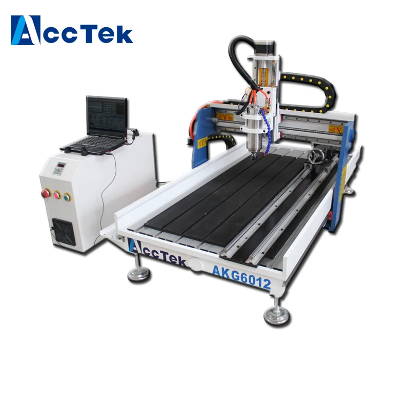 AccTek 6012 Mach3 controller milling machine cnc router for advertisement, sign making