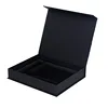 Black Large Magnetic Closure Gift Box Smartphone Packaging With Magnet And Ribbon Rigid Magnetic Cosmetics Case Gift Box