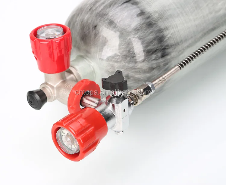 Small High Pressure Paintball Scuba Compressed Air Co2 Tank Refill Kit