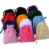 Wholesale Packing Drawstring Velvet Pouch Sachet Gift Bag For Jewelry Wedding Things Party Bead Container Storage