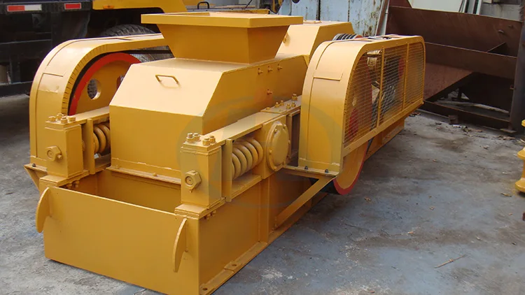 Small Double Roller Stone Crusher Machine