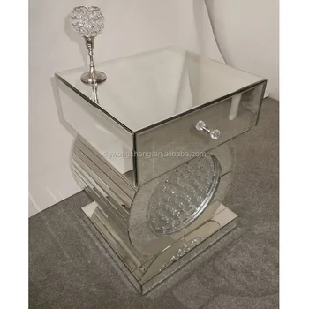 mirrored bedside lamps