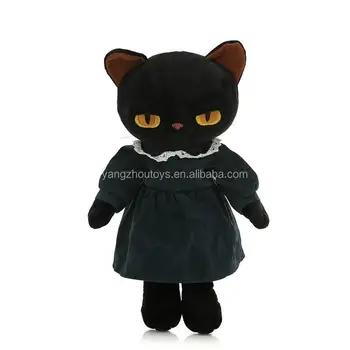 soft toy black cat