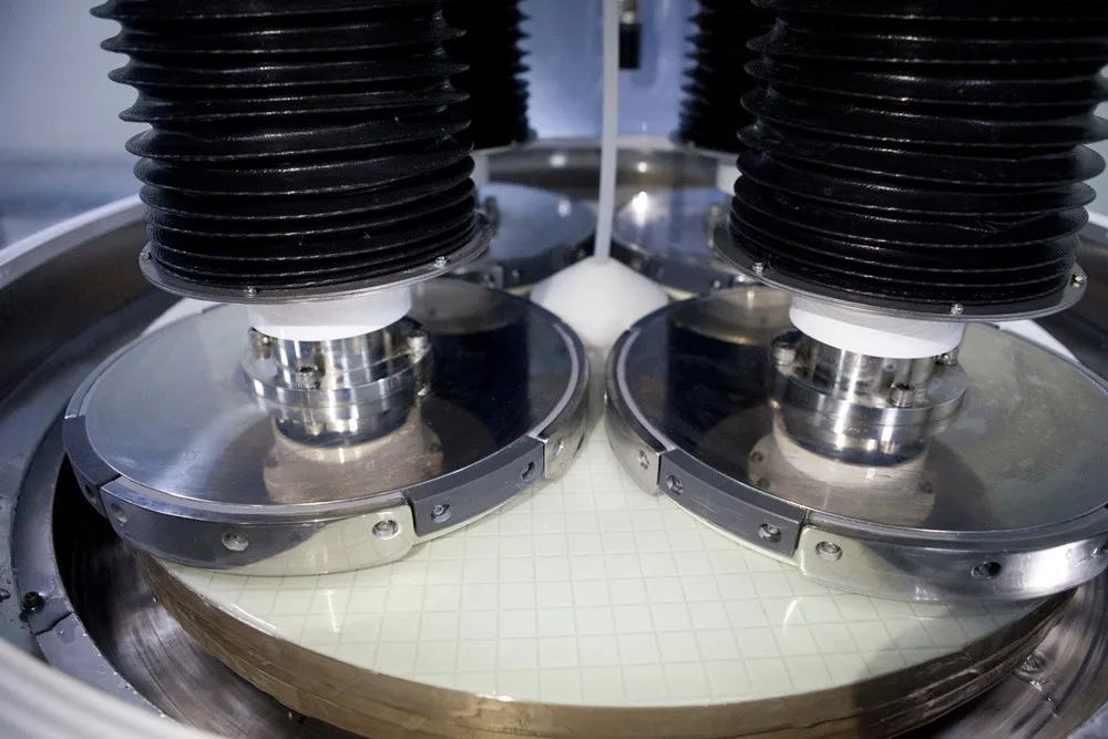 4 glass sapphire wafer single side polished