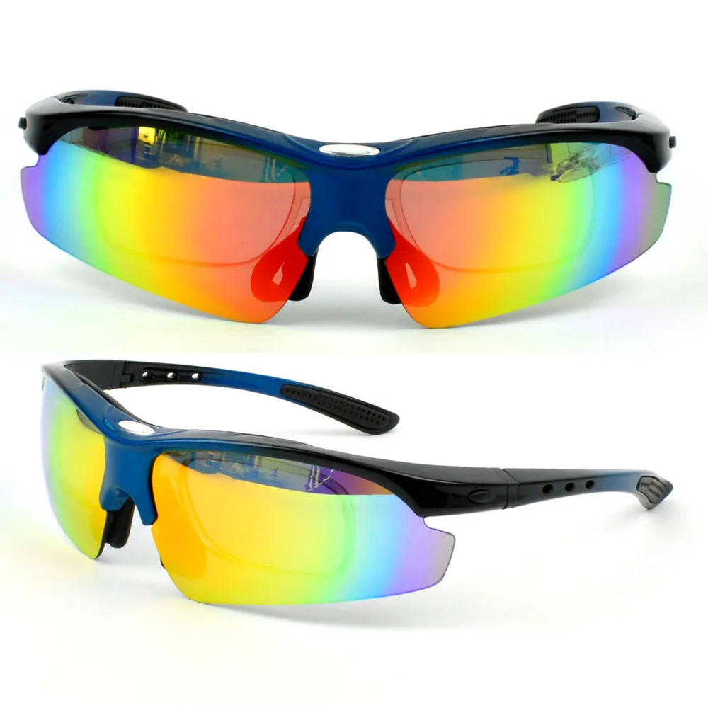 5 Changed Lenses Colorful Sporty Glasses - Buy Sporty Glasses,Colorful ...