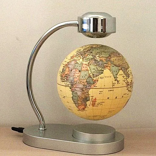 6 inch Magnetic Floating Globe With LED Light - Anti-gravity Levitation Rotating Planet Earth Globe Stylish