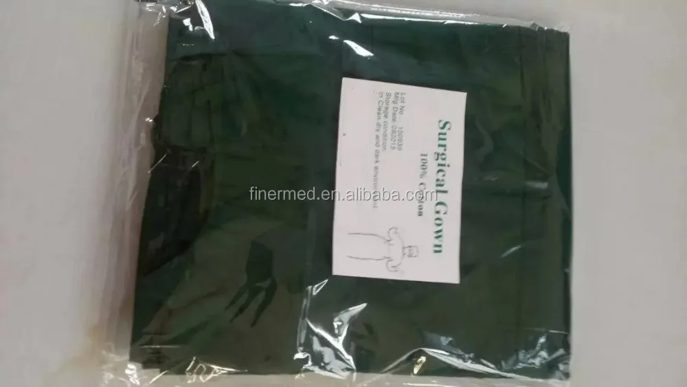 hospital medical washable Reusable autoclavable Operating Theater Cotton Surgical Gown