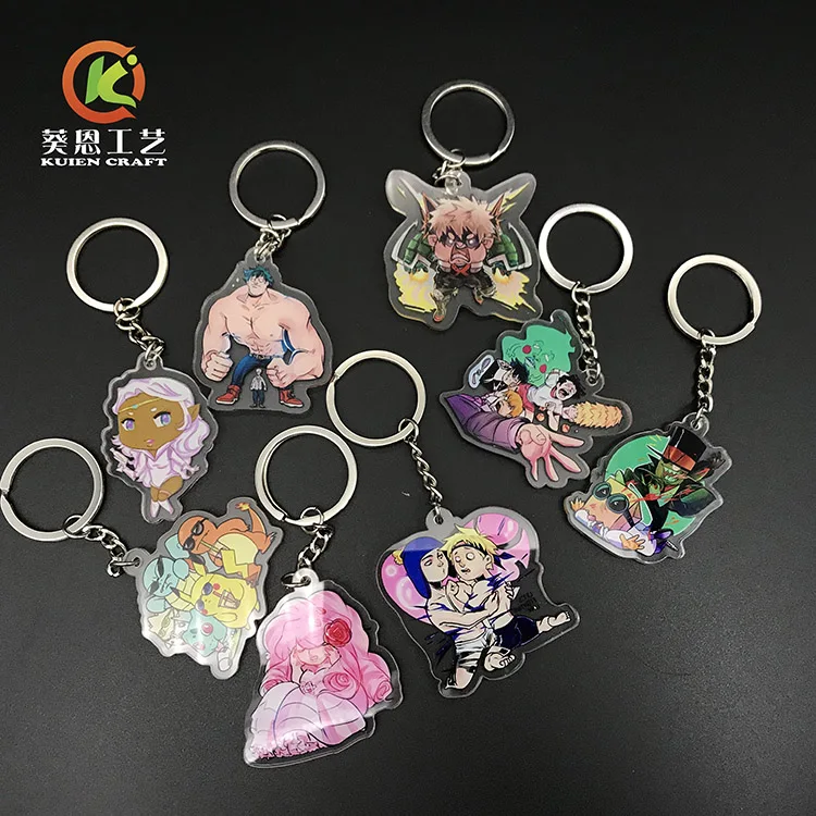 Custom Uv Printed Acrylic Charms Acrylic Keychains - Buy Acrylic ...