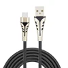 New Arrival IM Tower USB Zinc Alloy Braided Charging Cable for Iphone