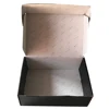 Cake box packaging paper child resistant box corrugated price list black shipping box with logo