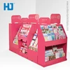 Custom Design Cardboard Advertising Dump Din Display For Stationery, Convenience Book Retails Store Paper Corrugated Furniture