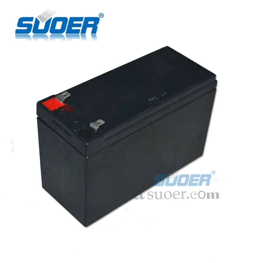 Suoer Constant Voltage Battery 12V 7.2AH Li-ion Battery Rechargeable Battery