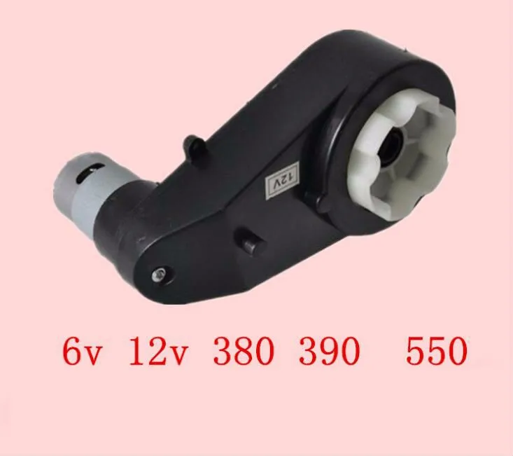 Children Electric Car Gearbox With Motor,6v/12v 550/390 Electric Motor