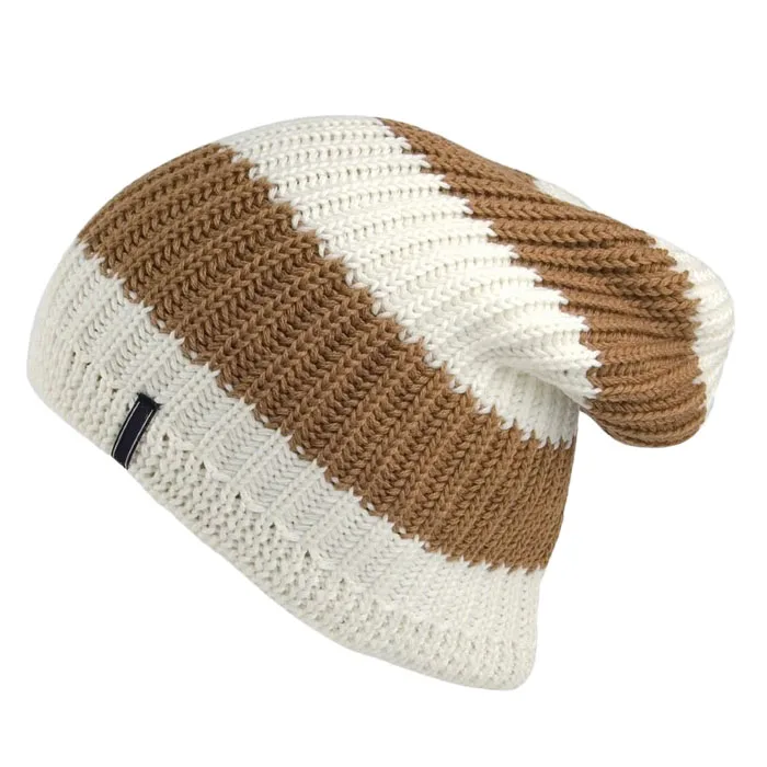 High Quality Wholesale Reversible Jacquard Hat Winter Knitted Beanie