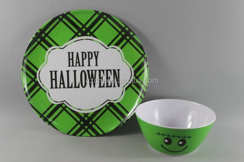 Melamine Plate and bowl set for Hallowmas