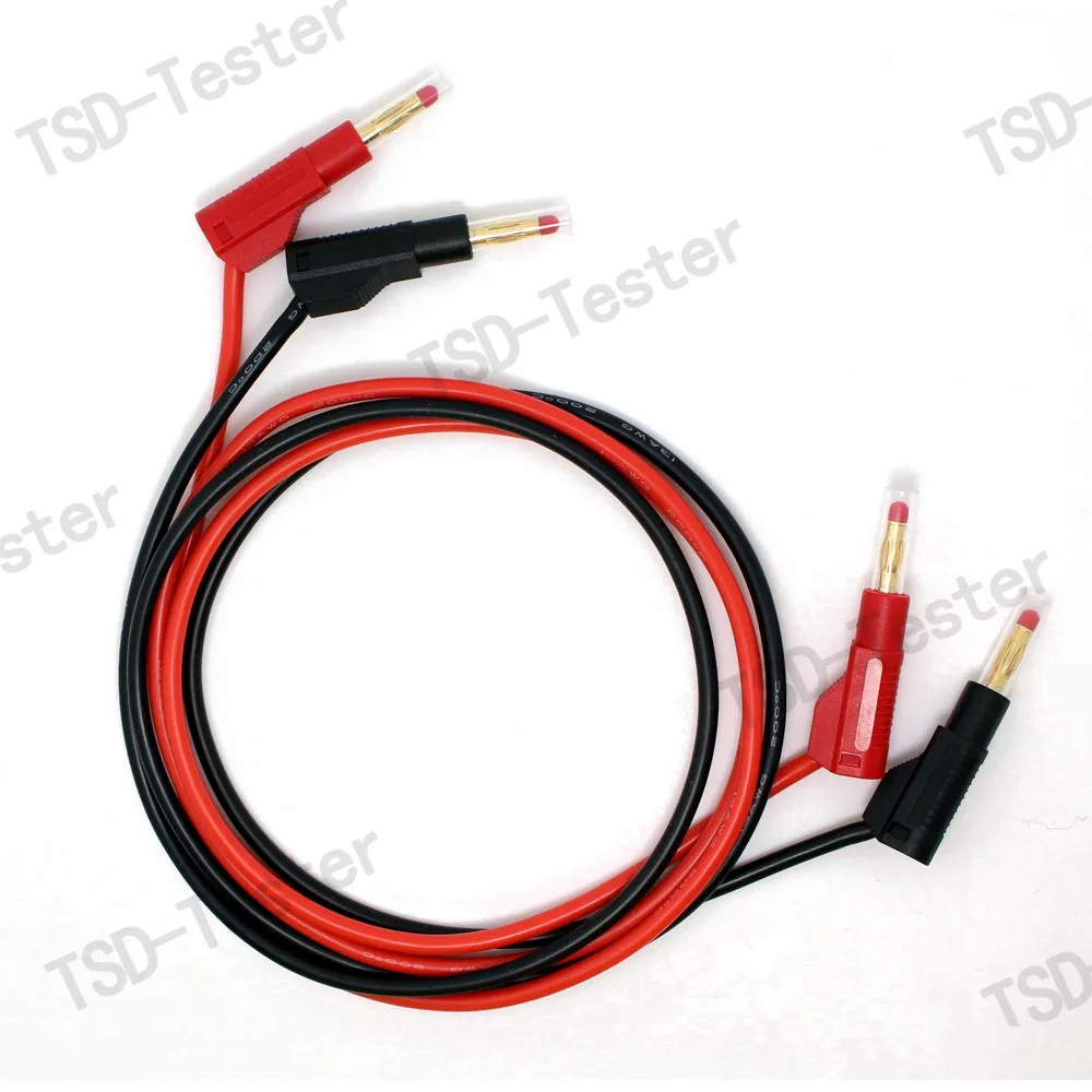 Banana Test Line Anti Slip Soft Sturdy Durable P1032 4Mm Banana Plug Test Line Injection Molded Straight to Straight Multimeter Wire Cable Taidda Banana Wire 