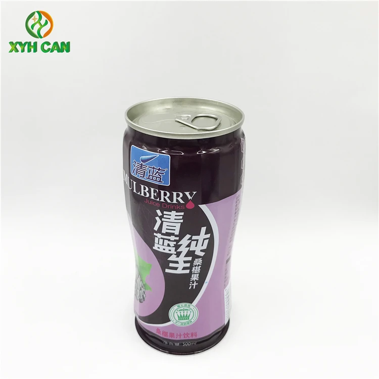 Beverage Tin Canister Unique Mold Newest Beer Tin Can Packaging For Soft Drinking 