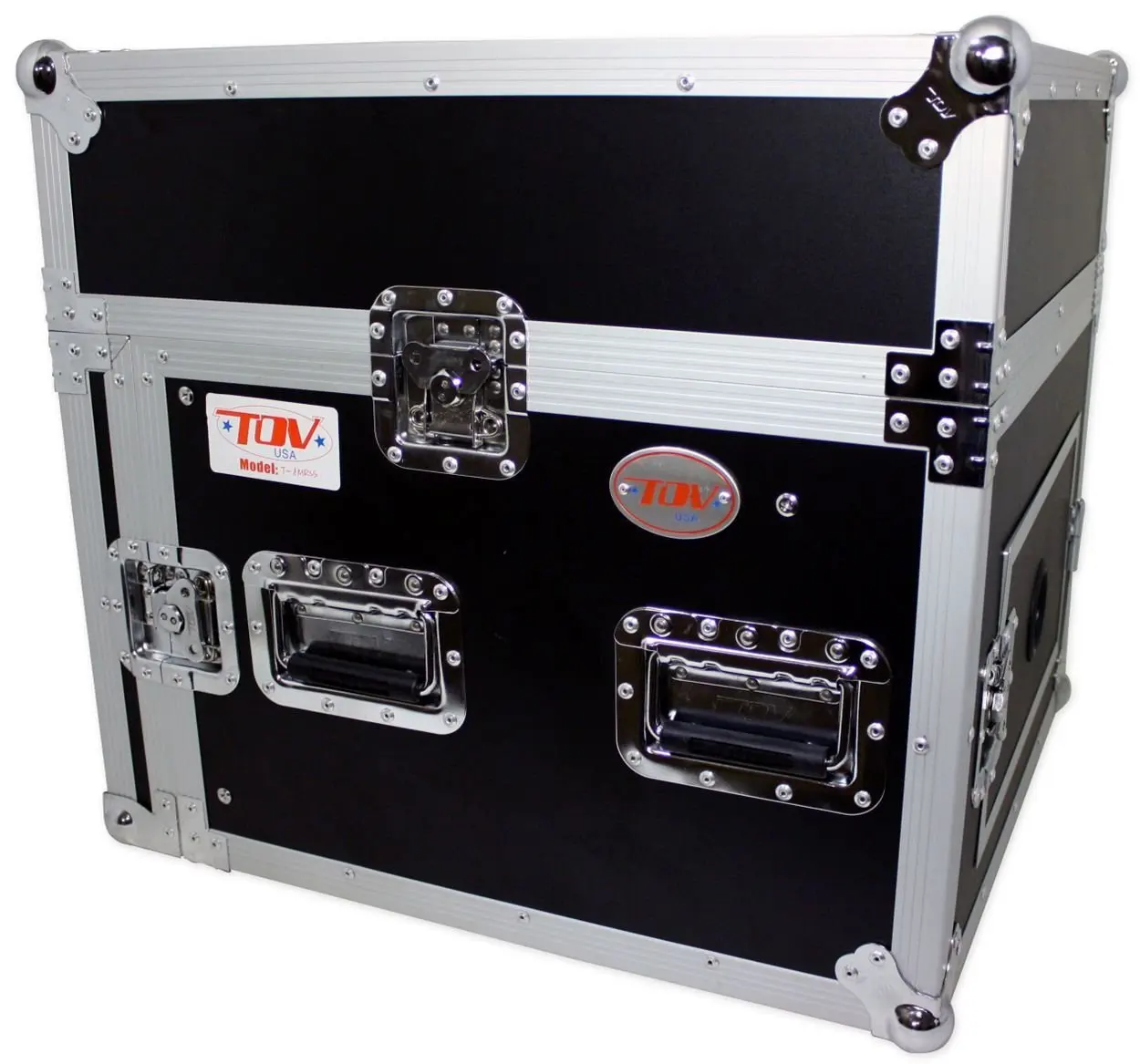 Pro Audio DJ Rack 6U PA DJ Amplifier Flight Road Case Heavy Duty 6 Space ATA Rack Case Seismic Audio SATAC6U