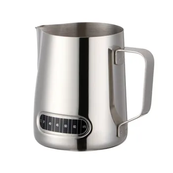 Ihch Whole Stainless Steel Metal Espresso Latte Milk Coffee Jug Ihch Whole Stainless Steel Metal Espresso Latte Milk Coffee Jug With Thermometer