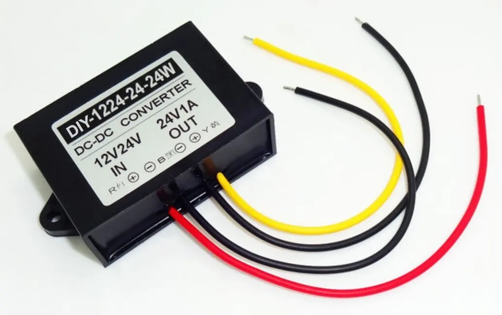 DC 12V 24V Turn 24V 1A Power Supply DC DC 24V Turn 24V 1A 24W Automatically Boost Buck Power Module Converter Voltage Regulator