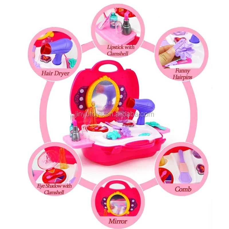 20pcs Beauty Set Make Up Case Toy For Girls Cosmetic Kits Buy Makeup