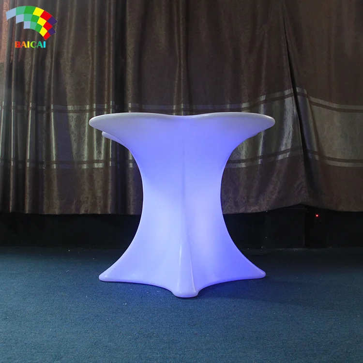 2019 Wholesale outdoor led furniture table 