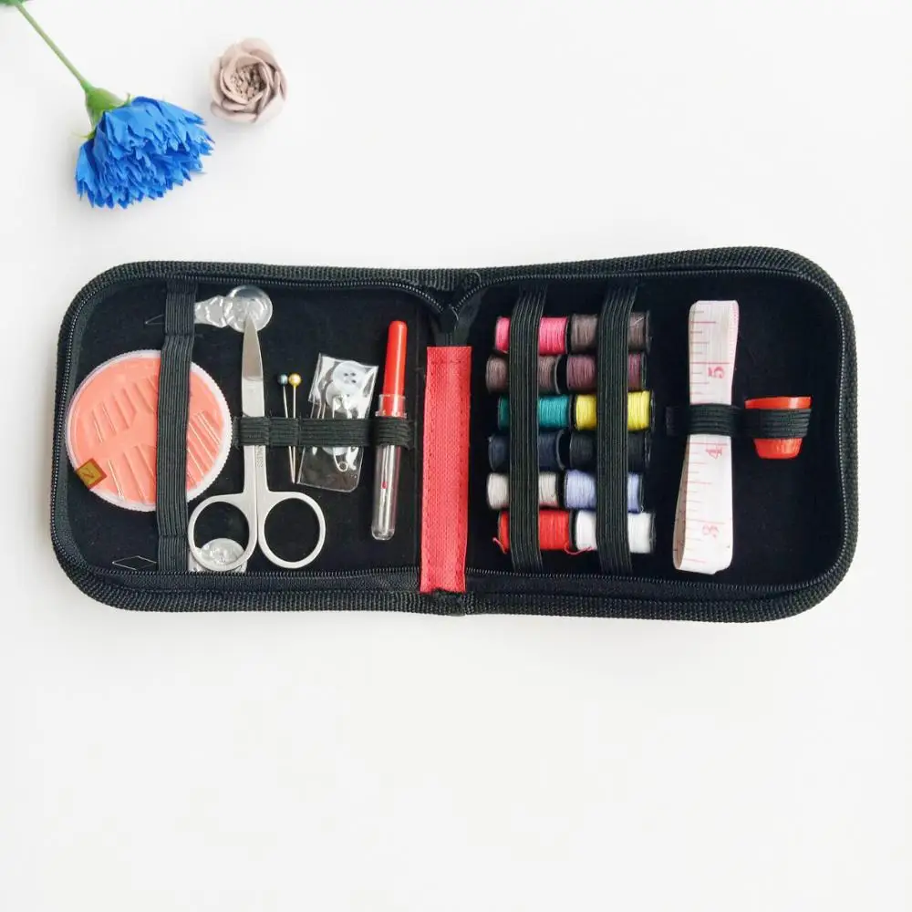 Wholesale Cheap Handy Compact Mini Travel Sewing Kit Set In Nylon