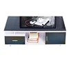light double color with 1 door 1 drawer coffee table set for home