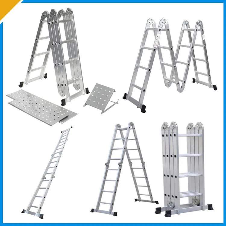 Ce En 131 Aluminum Multi Purpose Folding Ladder Scaffold Ladders With