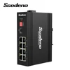 Manufacture 9 port 1000M Unmanaged Din-rail Industrial Network Switch