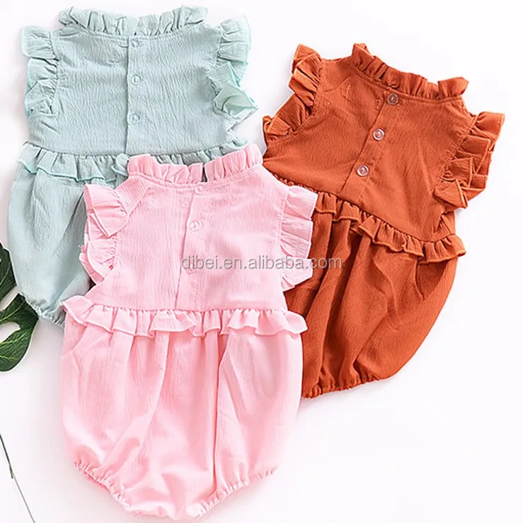 ruffle onesie baby
