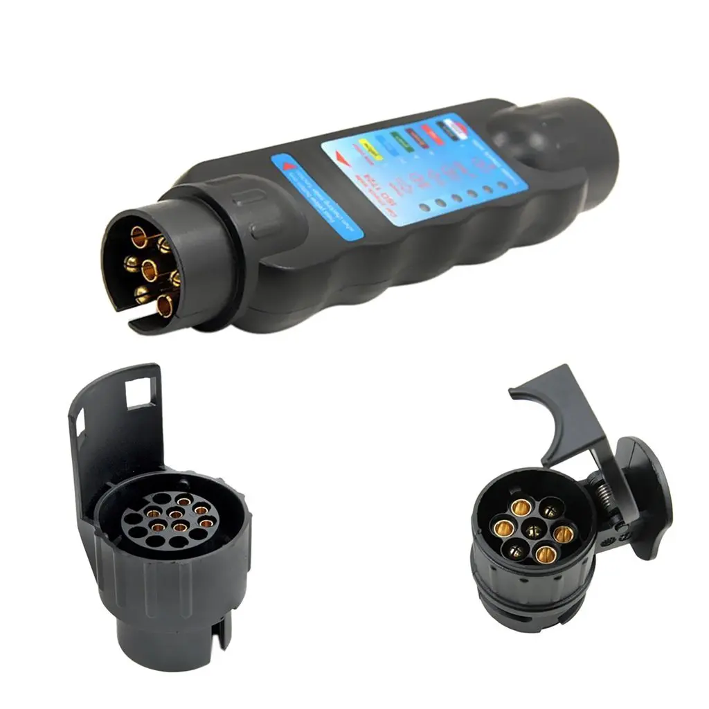 13 Pin Car Trailer Towing Lights Wiring Circuit Plug Socket Tester