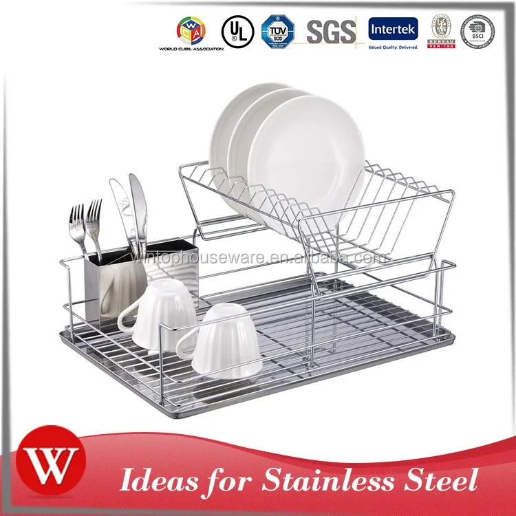 tier dish rack how assemble 2 to 2 Drainer To tier Easy Dish Stainless Dish Steel Assemble