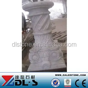 Romano decorativo granito moldeado pilares para la venta