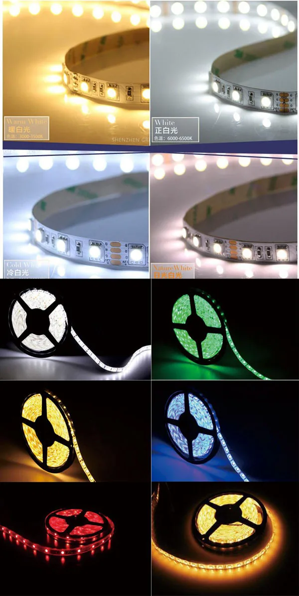S Shape Led Strip 2835 Led Strip Light Warm White Led Strip Suitable