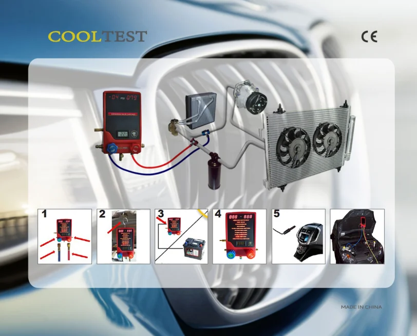 Fault Test Detector For Air Conditioning System Of The Cooltest 711