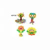 Children toys creativity splicing plastic snowflakes building blocks