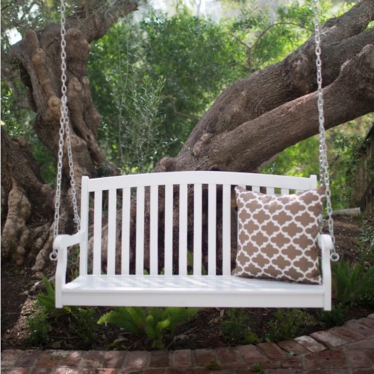 Leisure Way Outdoor Furniture White Color Wood Chain Swing Buy Kayu Rantai Ayunan Rekreasi Cara Rantai Ayunan Kayu Warna Kayu Putih Rantai Ayunan Product On Alibaba Com