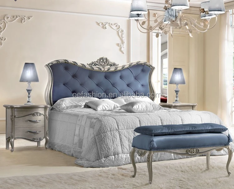 French Elegant Home Furniture Queen King Size Bed Of Latest Double Bed
