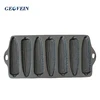 Cast iron bakeware corn bread 7pcs cast iron bread pan