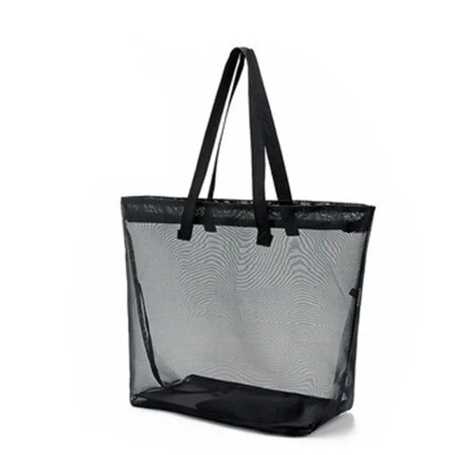 New Arrival Stylish Black Nylon Mesh Shopping Bag - Buy Nylon Mesh ...