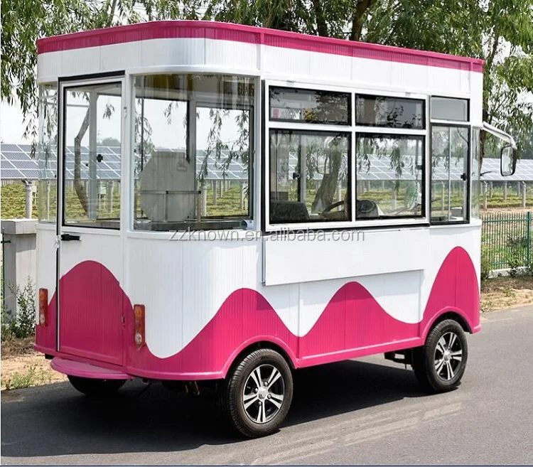 Multifunctional Snack/food Car Four Wheel Mobile Food Carts For Sale