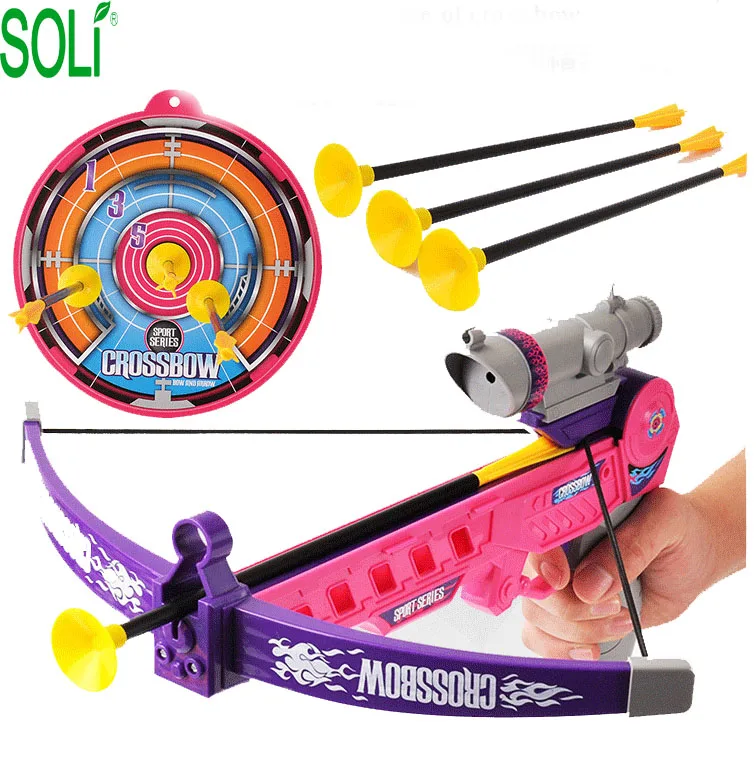 Wholesale Recurve Darts Game Sport Bow Shoot Toy Factory Direct Best Selling Outdoor Toys for Kids Shooting Bow & Arrow Set SL