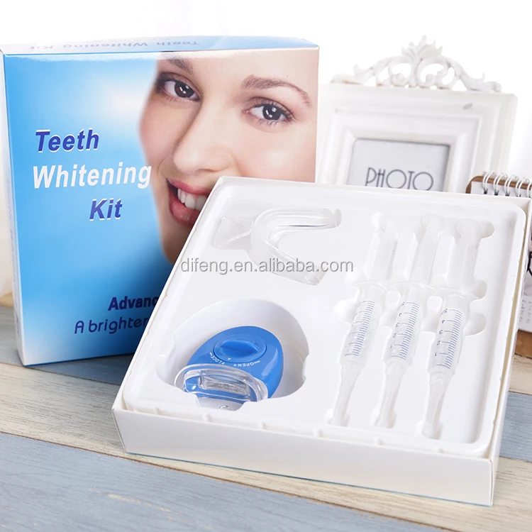 approved home use LED light teeth whitening kit